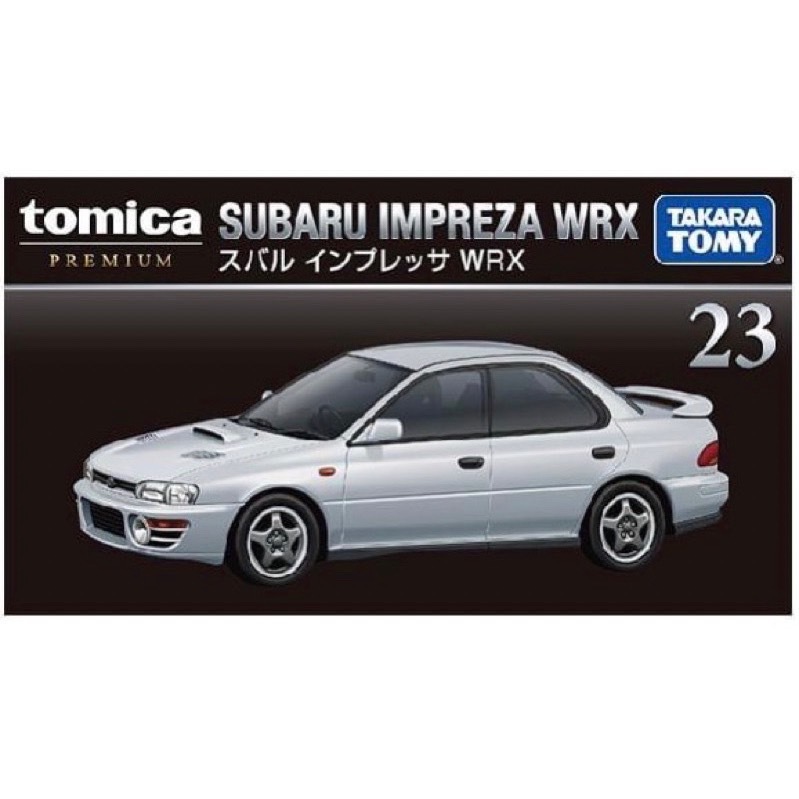 TOMICA 多美 黑盒 Premium 1/64 M23 Subaru 速霸陸 IMPREZA WRX 銀