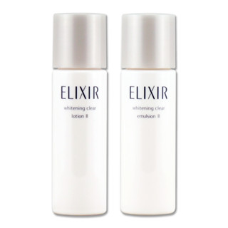 [🎈正品] 資生堂 ELIXIR 怡麗絲爾 淨白柔膚乳加淨白柔膚水 (#滋潤型) 一組2瓶共60mL輕旅行組