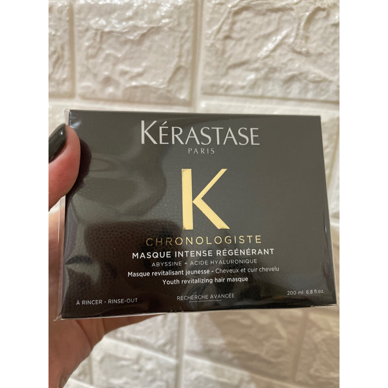 （全新轉賣）K’ERASTASE 巴黎卡詩 黑鑽極萃逆時髮膜200ml(護髮/養髮/髮膜/適用於頭皮與頭髮)