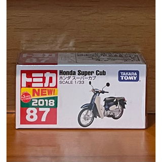 ｛收藏屋｝TOMICA 多美 全新現貨 NO.87 Honda Super Cub （新車貼）