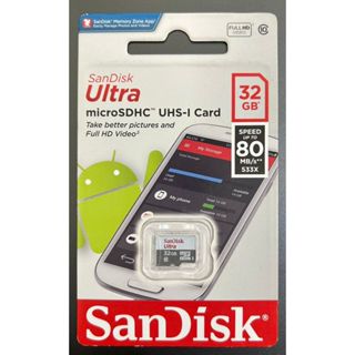 全新 SANDISK ULTRA microSD UHS-I 32GB 記憶卡 32G (公司貨)