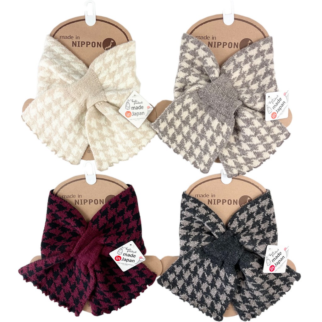 【現貨】日本製造 插入式保暖短圍巾、保暖脖圍