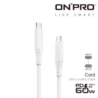 ONPRO Cord USB-C to USB-C PD 60W Type-C 快充 傳輸線