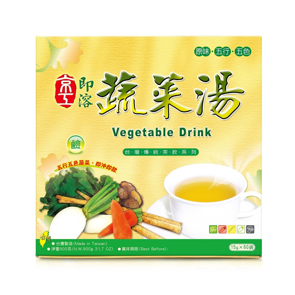 【京工】即溶蔬菜湯 (60入) - 京工蔬菜湯養生館