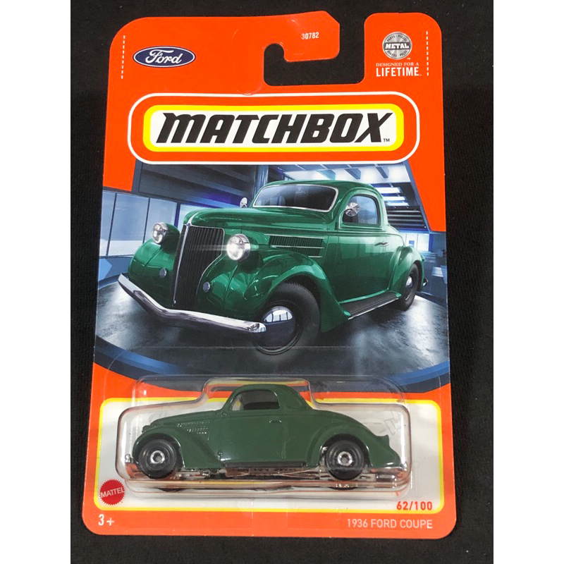 火柴盒 matchbox 小汽車 2024 1936 福特 ford coupe 吊卡 普卡