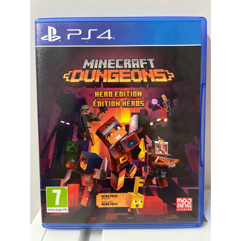 PS4 Minecraft 我的世界地下城 二手遊戲片