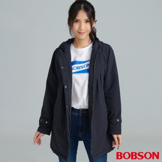 BOBSON 女款鋪棉長版外套(83103-53)