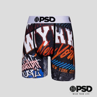【PSD Underwear】KIYAN ANTHONY- 平口四角褲- 活力紐約 -白色