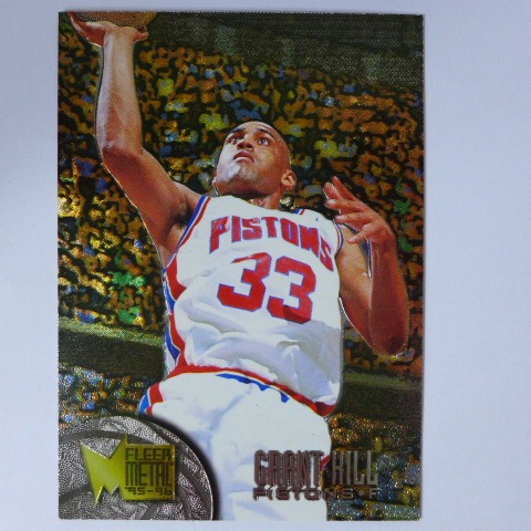 ~Grant Hill/格蘭特·希爾~名人堂/好好先生 1995年Metal金屬設計.NBA籃球卡