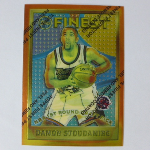 ~Damon Studamire~RC/NBA球星/戴蒙·史陶德邁爾 1996年Finest.金屬設計新人卡