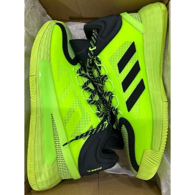 Adidas D Rose 11 飆風玫瑰🌹 FU7405 signal green 螢光綠黑配色 實戰籃球鞋