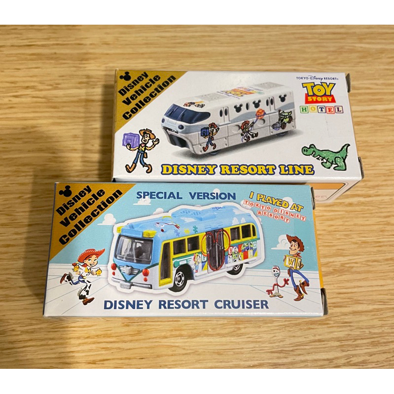 現貨 日本東京迪士尼 玩具總動員 巴士 輕軌列車 多美車 模型車 TOMICA 收藏小車 樂園列車 Toy Story
