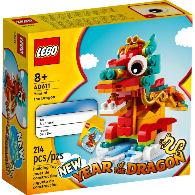 ［想樂］全新 樂高 Lego 40611年 2024 龍年 龍 節慶盒組 生肖 Dragon
