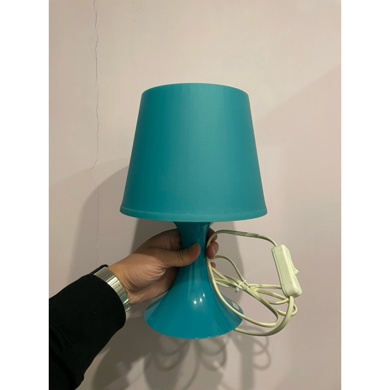 IKEA  藍色檯燈