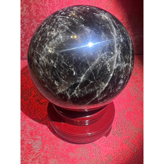 墨晶球 黑水晶球 天然礦紋 圓球 石來運轉 水晶球 天然水晶球 風水石 擺件 禮物 淨化心靈 開運