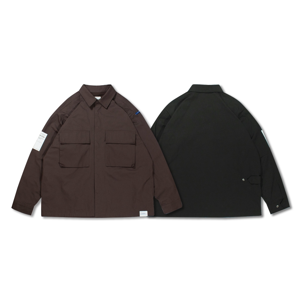 光環城堡【 BLACK FLAG 】M65 Jacket/M65軍事外套 (咖紫／黑色)
