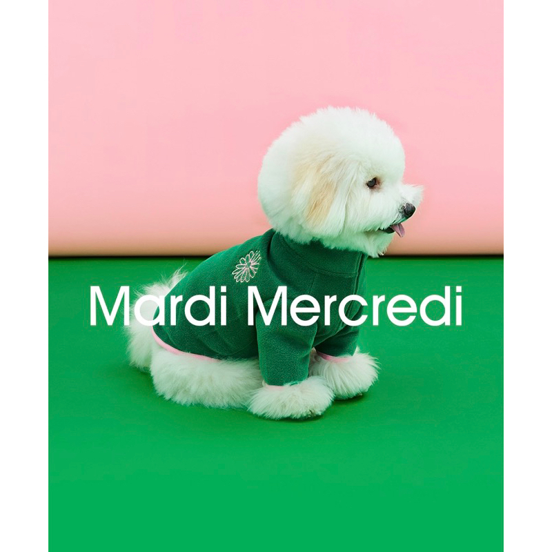 🐶BOBO_PET🐶韓國代購❗️現貨特價❗️Mardi Mercredi寵物系列抓絨保暖外套 寵物衣服 狗狗衣服