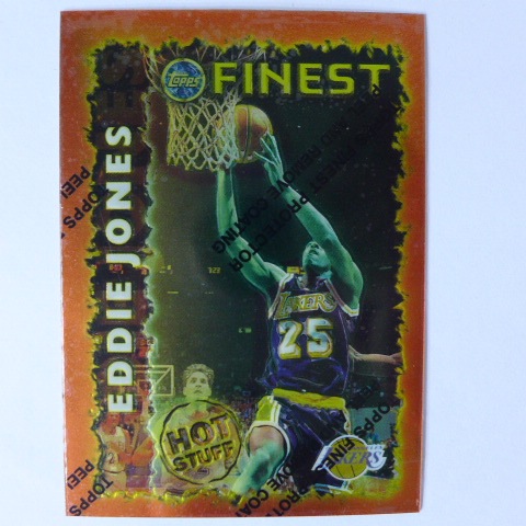 ~Eddie Jones/NBA球星/艾迪·瓊斯~1996年Finest.金屬設計特殊卡