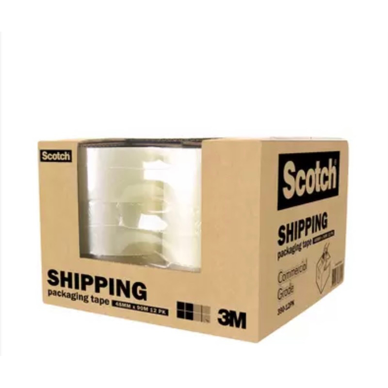 【買買鴨】3M SCOTCH 透明封箱膠帶 現貨 48mm 90M 好市多代購 透明膠帶 封箱膠帶 膠帶 3m 封箱