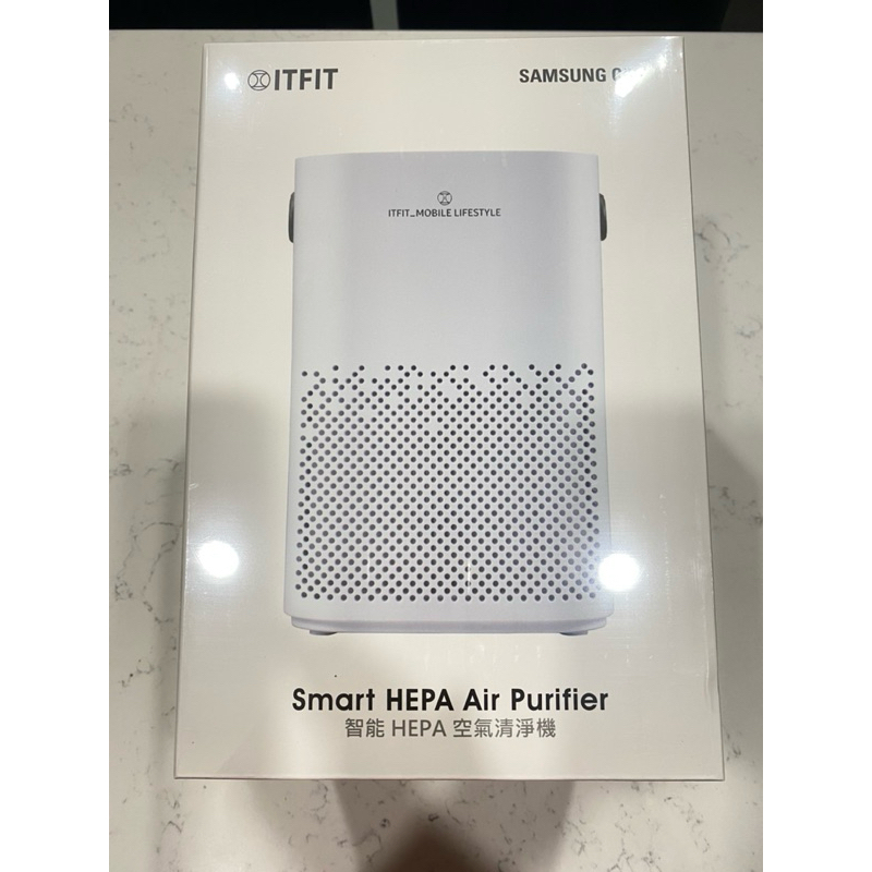 SAMSUNG&amp;ITFIT HEPA 智能空氣清淨機 白色 原廠盒裝