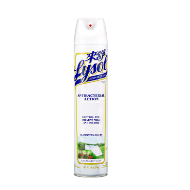 來舒 Lysol 噴霧抗菌清潔劑 清爽亞麻 510g