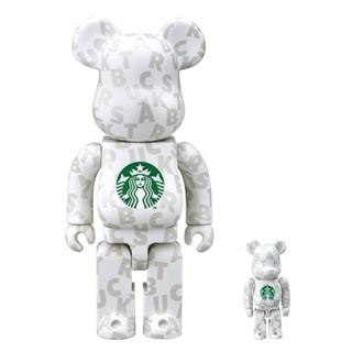 BLS • 全新 星巴克 Starbucks x Be@rbrick 400%+100% bearbrick 庫柏力克熊