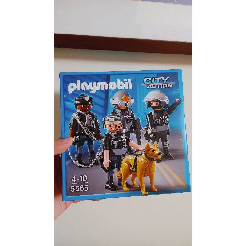 全新 Playmobil 警察系列 機動部隊 #5565 人偶 公仔 積木