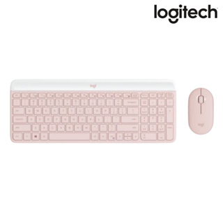 羅技 Logitech MK470 無線鍵盤滑鼠組 粉色 0097855182494 敦煌