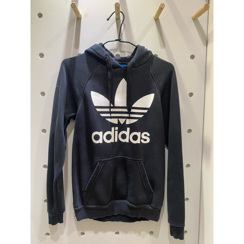 二手/adidas內摩毛帽T