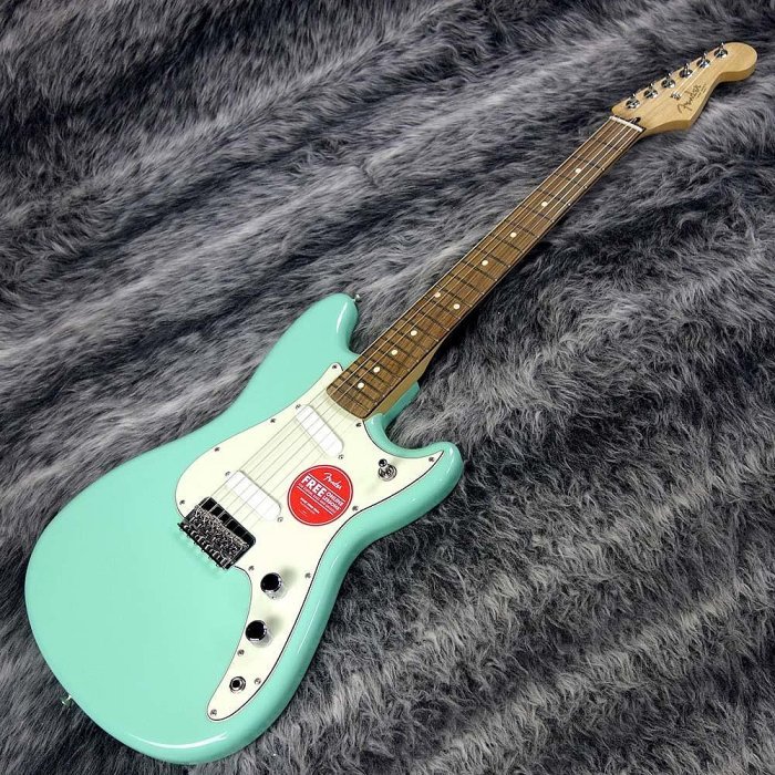 【名人樂器明誠店】墨廠 Fender Player Duo Sonic Sea Foam Green 2024