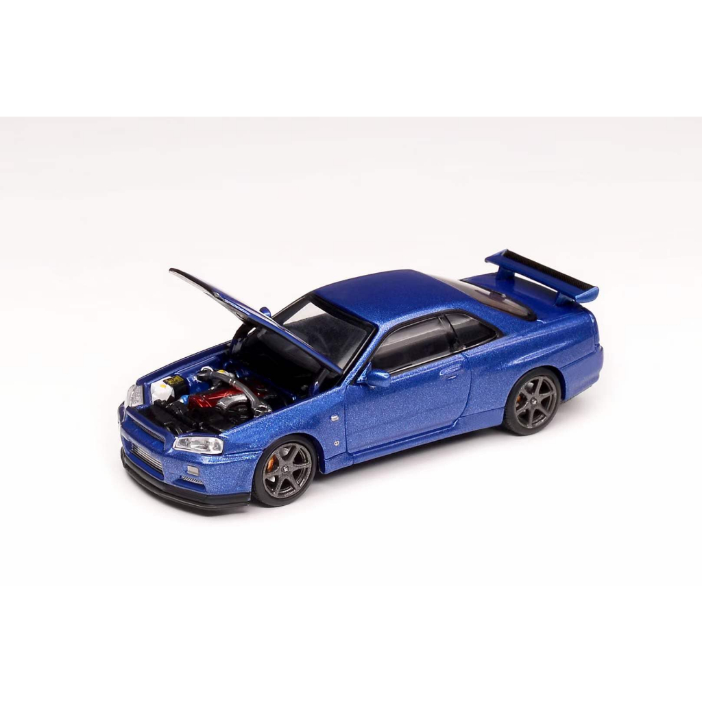 玩具偉富 預購24年4月 MOTORHELIX 日產 Skyline GT-R R34 V-Spec II 海灣藍