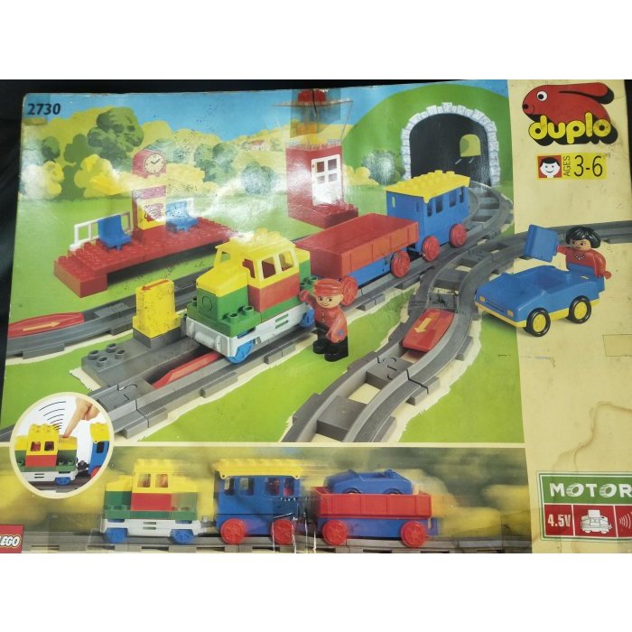 二手絕版lego duplo 2730火車套裝~珍品收藏 只限面交