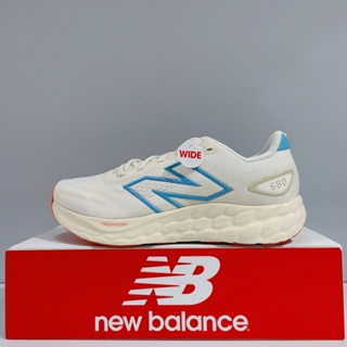 New Balance NB 女生 米白色 D楦 舒適 緩震 運動 慢跑鞋 W680LH8