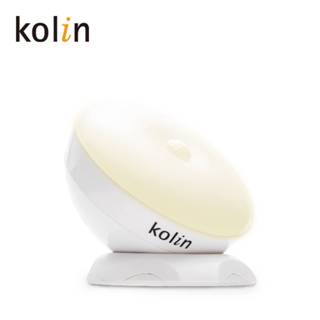【Kolin】歌林360度充電式磁吸感應燈-黃光 夜燈 磁吸燈 感應小夜燈 人體感應燈 磁吸感應燈 USB夜燈 床頭燈