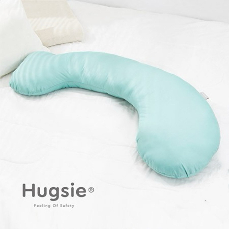 Hugsie 沁綠涼感【舒眠款】孕婦枕/月亮枕/舒眠枕 標準尺寸