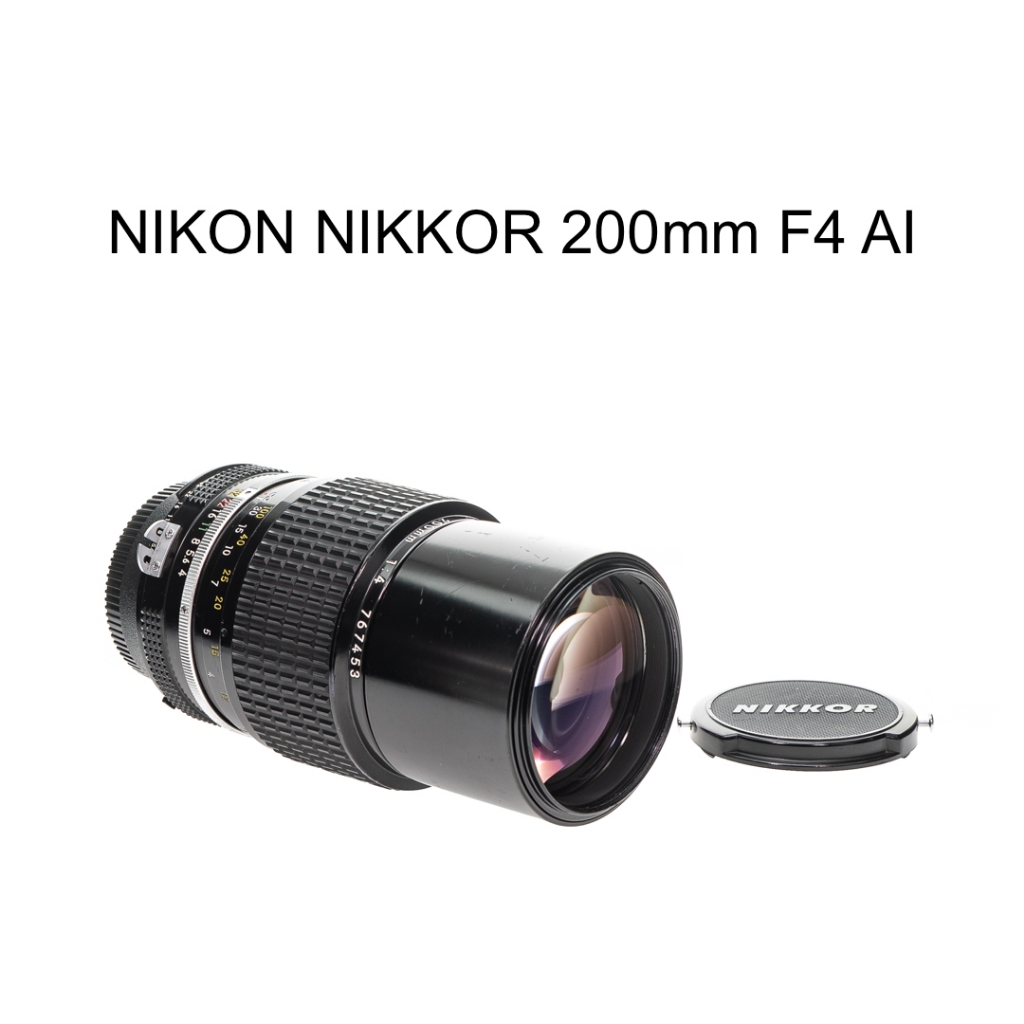 【廖琪琪昭和相機舖】NIKON NIKKOR 200mm F4 AI 手動對焦 可直上 FE FM FA 保固一個月