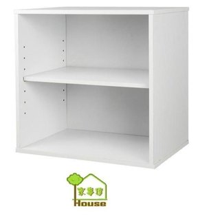 SA-#1430: 魔術方塊開放收納櫃 (白色)X2 個 特價 空櫃 書櫃 書架