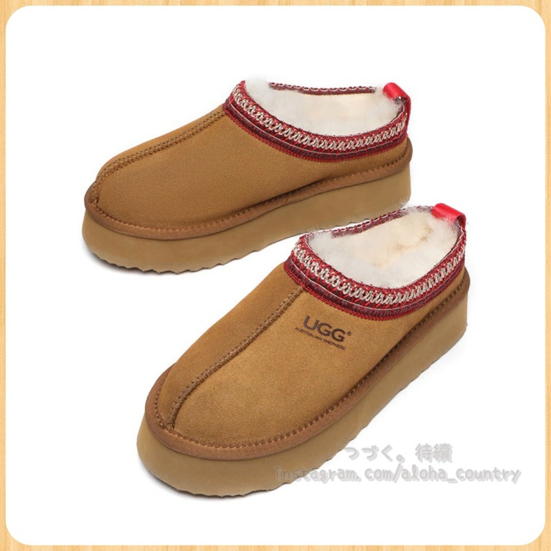 =現貨=澳洲🇦🇺代購 UGG 雪靴 拖鞋 穆勒鞋 Tassy Platform Moccasins