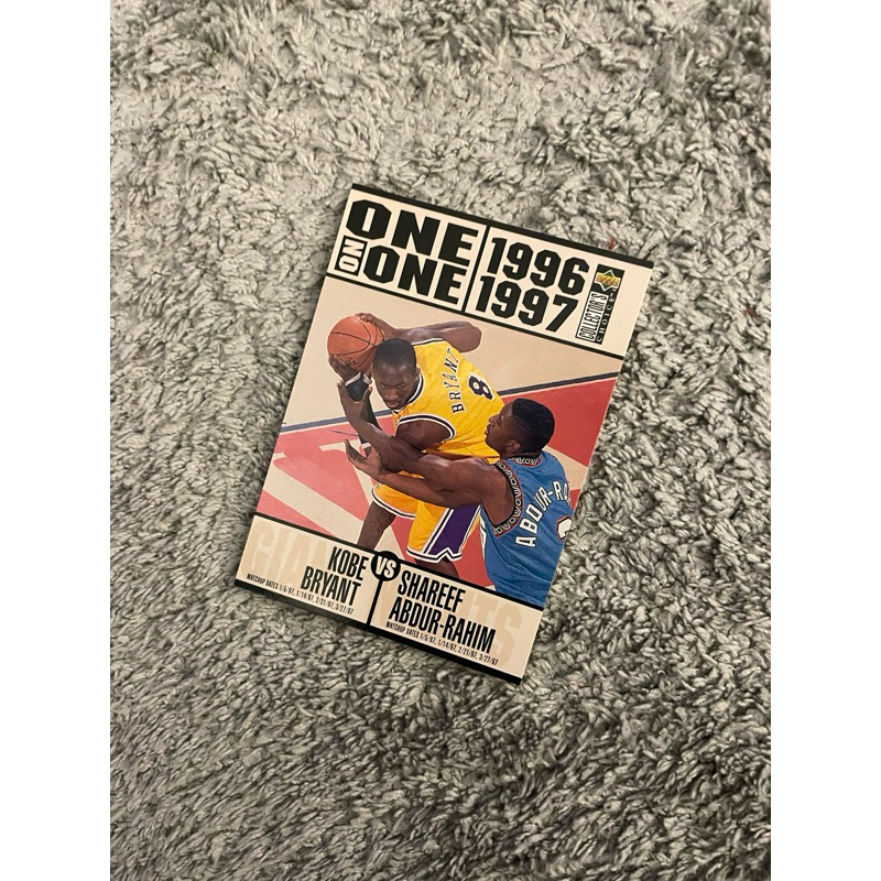 96 UD RC rookie 新人 KOBE BRYANT 球衣 mamba 8 24 小飛俠老大 nba 球卡 湖人