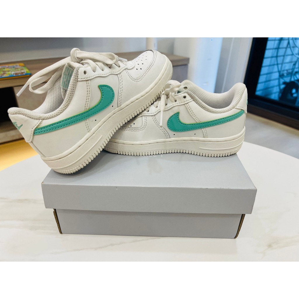 (二手近全新)童鞋 NIKE Air Force 1 低筒 18cm