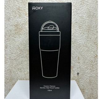 WOKY 沃廚 二代渾圓杯 雙層陶瓷款 手提激凍輕芯鈦瓷易潔層保溫杯750ml 全新 現貨