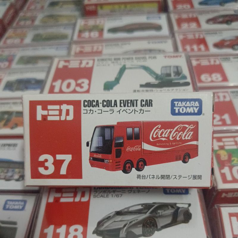 TOMICA  NO.37絕版COCA-COLA EVENT CAR 可口可樂車