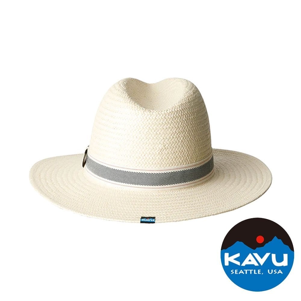 【KAVU】Santiago Hat編織草帽『白』K1213