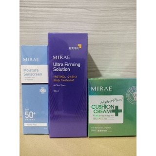 全新現貨，MIRAE 未來美 氣墊霜(保濕/瞬白)/超保濕防曬水凝乳/超級A醇緊緻透亮身體乳