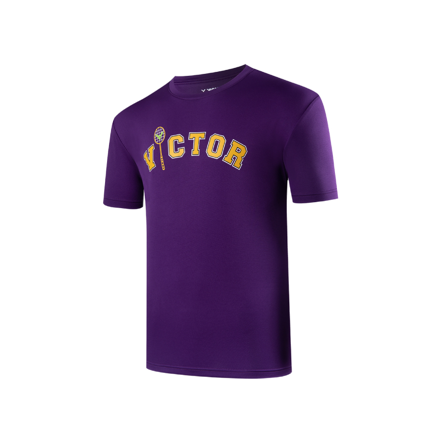 弧形 VICTOR T-Shirt (中性款) T-2403 J 勝利 VICTOR 球衣 衣服 羽球 世昕體育