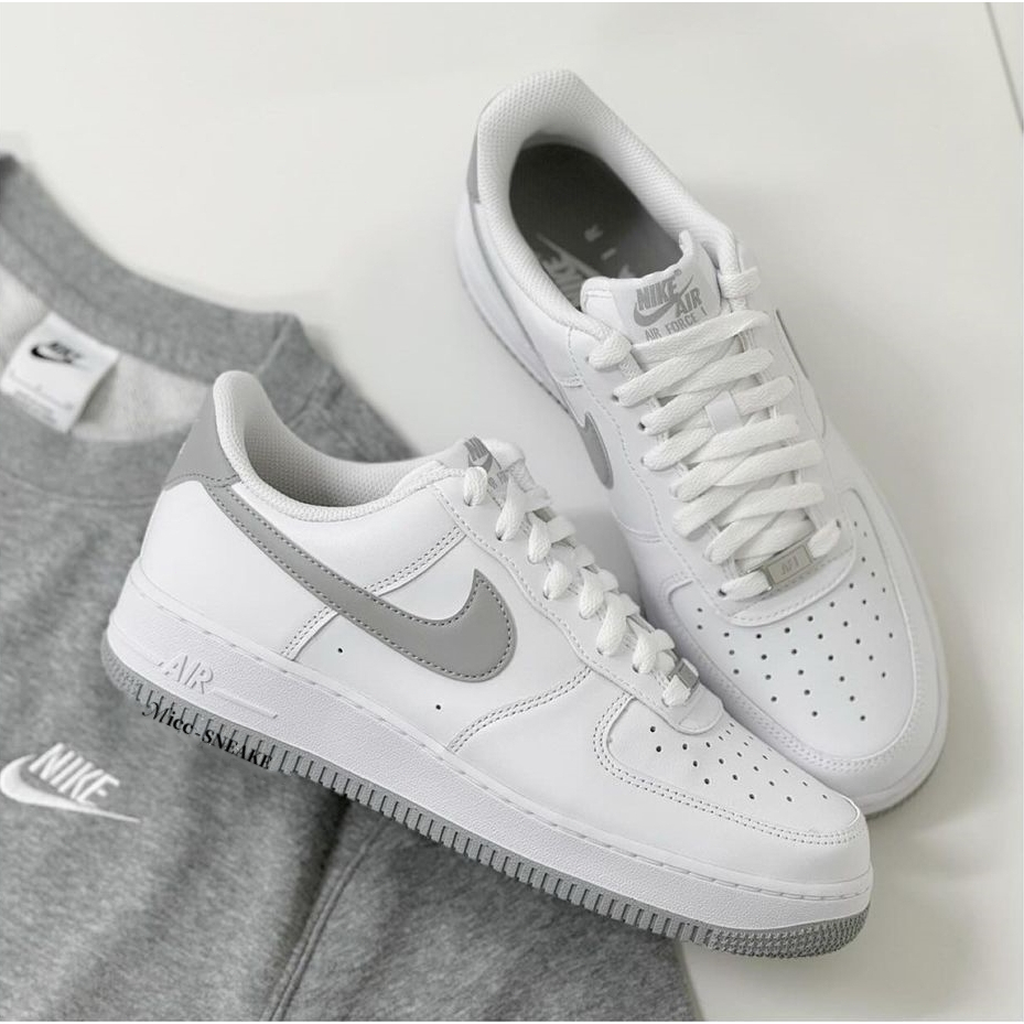 NIKE AIR FORCE 1 07  白灰 白粉 板鞋 休閒 運動情侶鞋 FJ4146-100 FJ4146-101