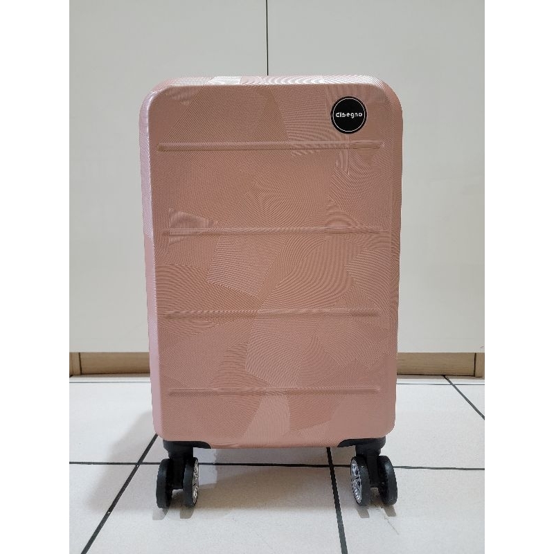 ＜全新＞Disegno 5184J-ABS 20吋玫瑰金 登機箱 行李箱 含化妝箱