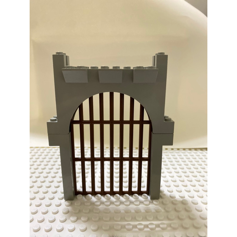LEGO 樂高 絕版 6098 城堡零件拆售 閘門 旋轉 窗戶 玻璃印刷 城垛