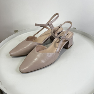 SM專櫃女鞋 展示鞋出清不提供退換貨-真皮氣質低跟鞋-36碼