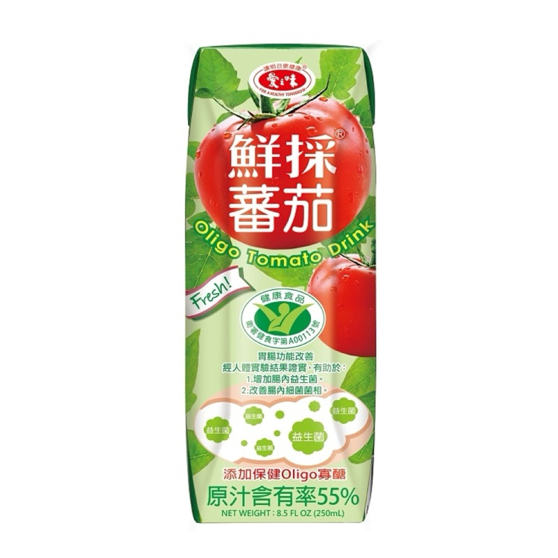 【愛之味】鮮採蕃茄汁OLIGO 250ml
